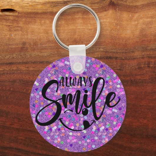 常にスマイル キーホルダー (正面)