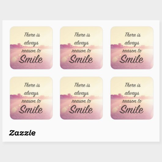 常にスマイル スクエアシール (シート)