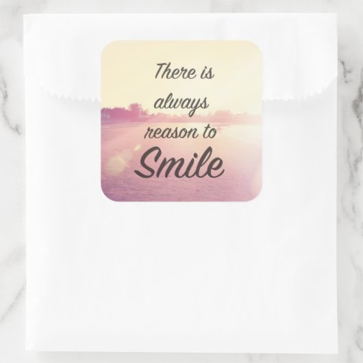 常にスマイル スクエアシール (バッグ)