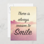 常にスマイル ポストカード (正面/裏面)