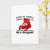 常にドラゴン カード (黄色い花)