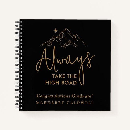 常にハイロードの卒業式の贈り物を受ける ノートブック (正面)