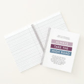 常にハイロードやる気を起こさせる引用文 ノートブック (内部)