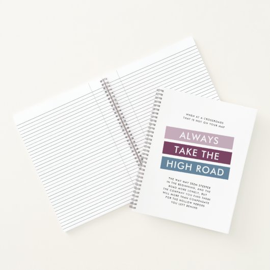 常にハイロードやる気を起こさせる引用文 ノートブック (内部)