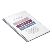 常にハイロードやる気を起こさせる引用文 ノートブック (右側)