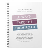 常にハイロードやる気を起こさせる引用文 ノートブック (正面)