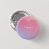 常にハート 缶バッジ (正面&裏面)