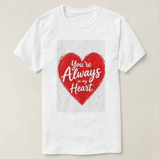 常にハート Tシャツ (デザイン正面)