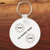 常にバドミントンのゲーム キーホルダー (正面)