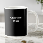 常にパーソナライズされた黒または白のコーダ黒ではない コーヒーマグカップ