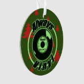 常にビニール-クリスマス2 オーナメント (正面)