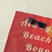 常にビーチバインド燃え盛る太陽 ビーチタオル (インサイチュ)