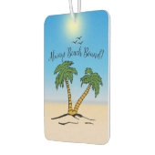 常にビーチバインド、ビーチヤシの木 カーエアーフレッシュナー (左)