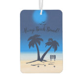 常にビーチバインド、ミッドナイトブルー カーエアーフレッシュナー (裏面)