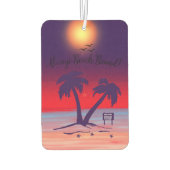 常にビーチバインド、紫 カーエアーフレッシュナー (裏面)