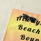 常にビーチ限定ピンクの夏 ビーチタオル (インサイチュ)