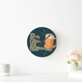 常にビール ラウンド壁時計 (ホーム)