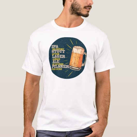 常にビール Tシャツ (正面)