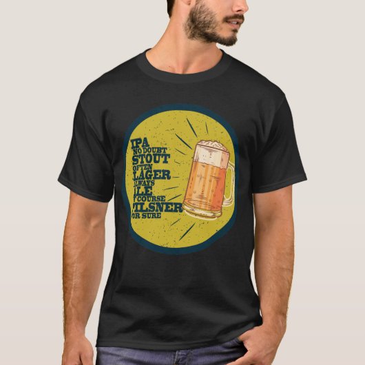 常にビール Tシャツ (正面)