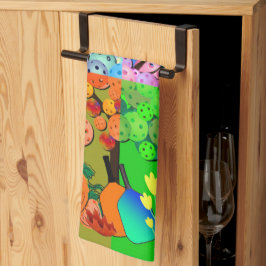 常にピックボールシーズン冬春夏秋 キッチンタオル