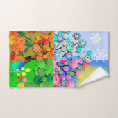 常にピックボールシーズン冬春夏秋 ハンドタオル (ハンドタオル)