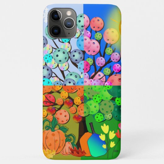 常にピックボールシーズン冬春夏秋 Case-Mate iPhoneケース (裏面)