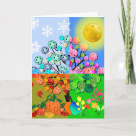 常にピックルボールシーズン 冬 春 夏 秋 カード