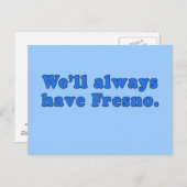 常にフレスノのテレビクラシック回線を使う ポストカード (正面/裏面)