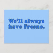 常にフレスノのテレビクラシック回線を使う ポストカード (正面)