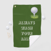 常にボールを洗うゴルフタオル ゴルフタオル