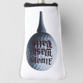 常にボールを洗うパターカバー ゴルフヘッドカバー (回転90)