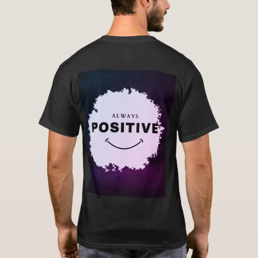 常にポジティブに Tシャツ (裏面)