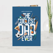 常にモダンパパクールをパーソナライズ カード (正面)