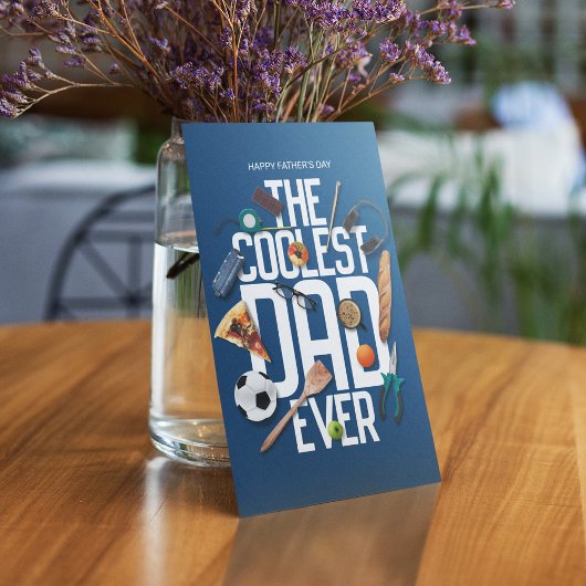 常にモダンパパクールをパーソナライズ カード