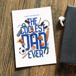 常にモダンパパクールをパーソナライズ カード