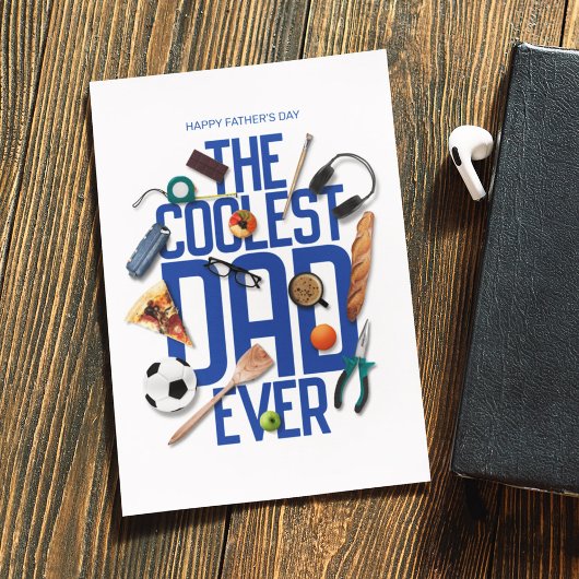 常にモダンパパクールをパーソナライズ カード