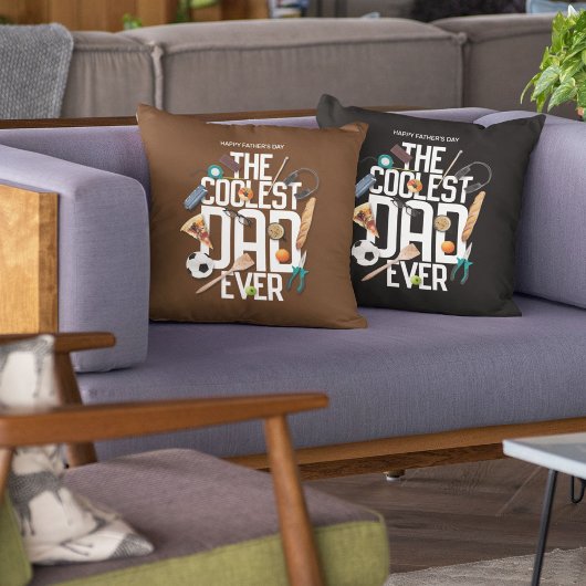 常にモダンパパクールをパーソナライズ クッション