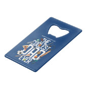 常にモダンパパクールをパーソナライズ クレジットカード栓抜き (正面アングル)