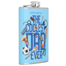 常にモダンパパクールをパーソナライズ フラスク