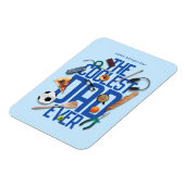 常にモダンパパクールをパーソナライズ マグネット (左側)