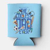 常にモダンパパクールをパーソナライズ 缶クーラー (正面)