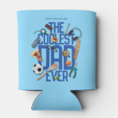 常にモダンパパクールをパーソナライズ 缶クーラー (裏面)