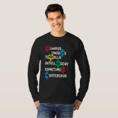 常にユニークで完全にインテリジェントな時々謎めいた Tシャツ (正面フル)
