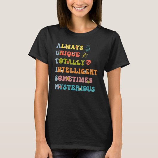 常にユニーク完全に知性がある思い出深い Tシャツ (正面)