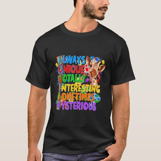 常にユニーク完全に面白い時々Myster Tシャツ (正面)