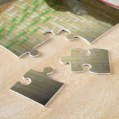 常にラヴ感動的ラビットアートプリントデザイン ジグソーパズル (側面)