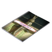 常にラヴ感動的ラビットアートプリントデザイン ノートブック (左側)