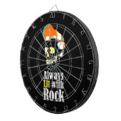 常にロックで輝く ダーツボード (正面右)