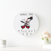 **常にワインの時間**時計 ラージ壁時計 (ホーム)