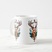 常に一緒にstagとvixenタトゥースタイル コーヒーマグカップ (正面左)